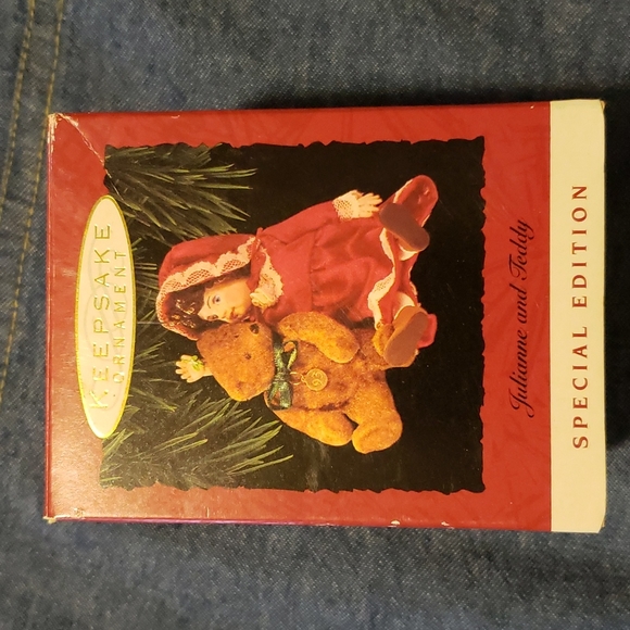 Hallmark Other - Hallmark JULIANNE AND TEDDY 1993 Holiday Christmas Ornament